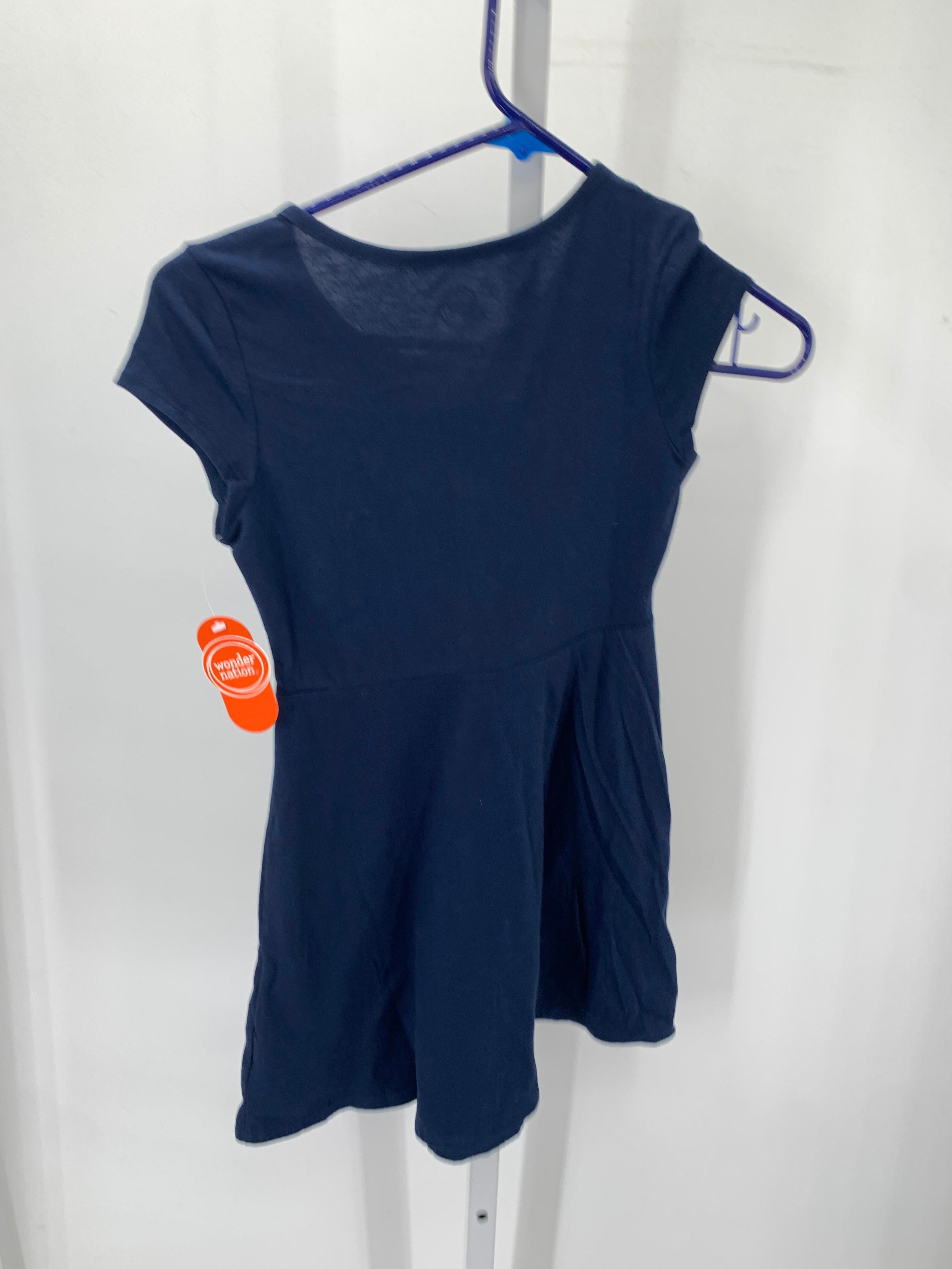 Wonder Nation Size 7-8 Girls Short Sleeve Dress