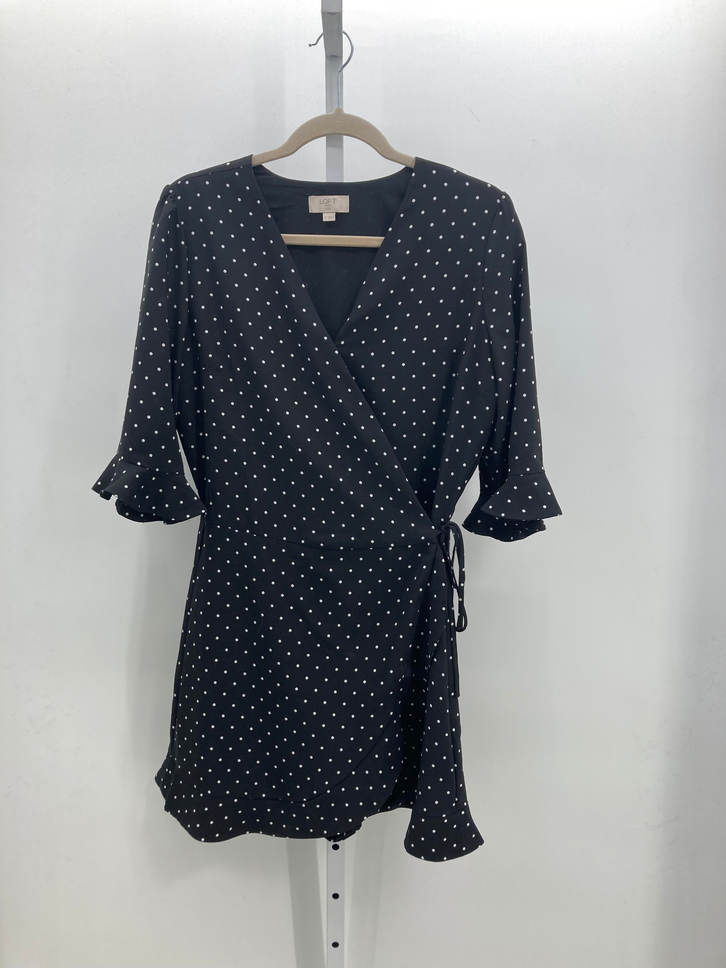 Loft Size 8 Petite Petite Short Sleeve Dress