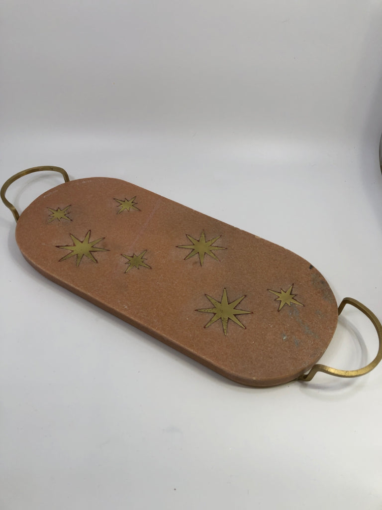 PINK STARRY MARBLE BAR BOARD- CATHERINE MARTIN.