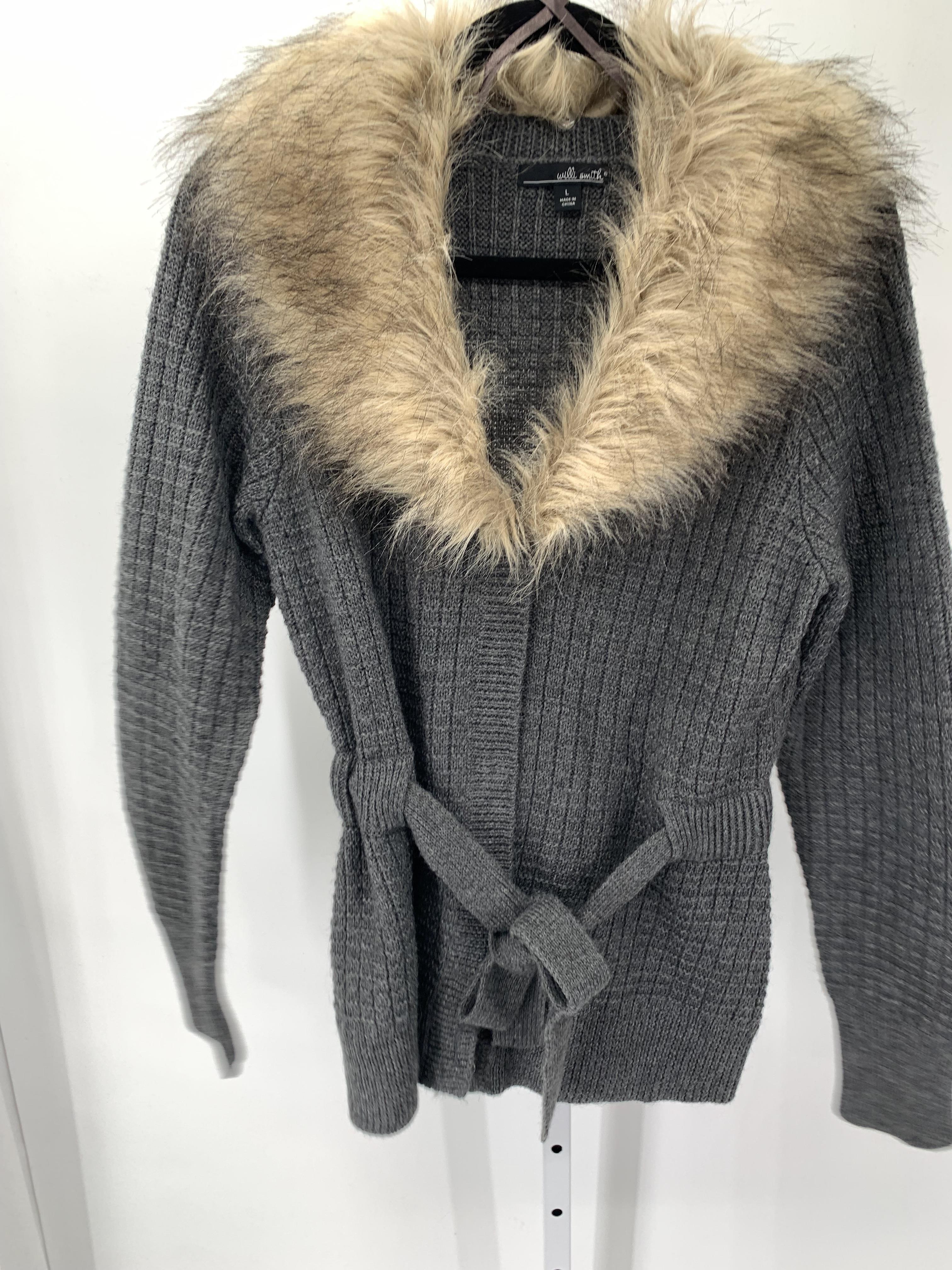 Willi Smith Size Large Misses Long Slv Sweater
