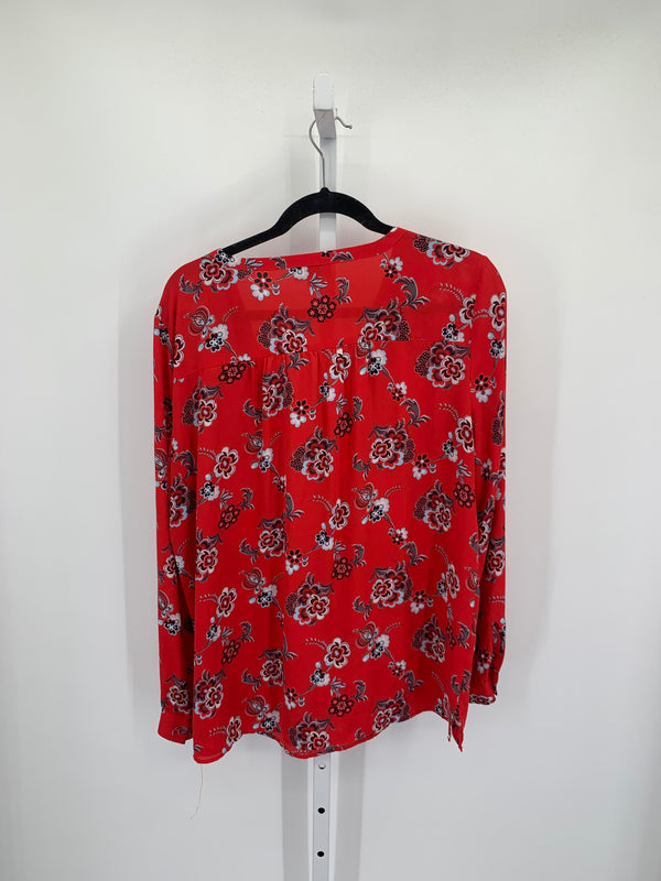 Loft Size Large Misses Long Sleeve Shirt