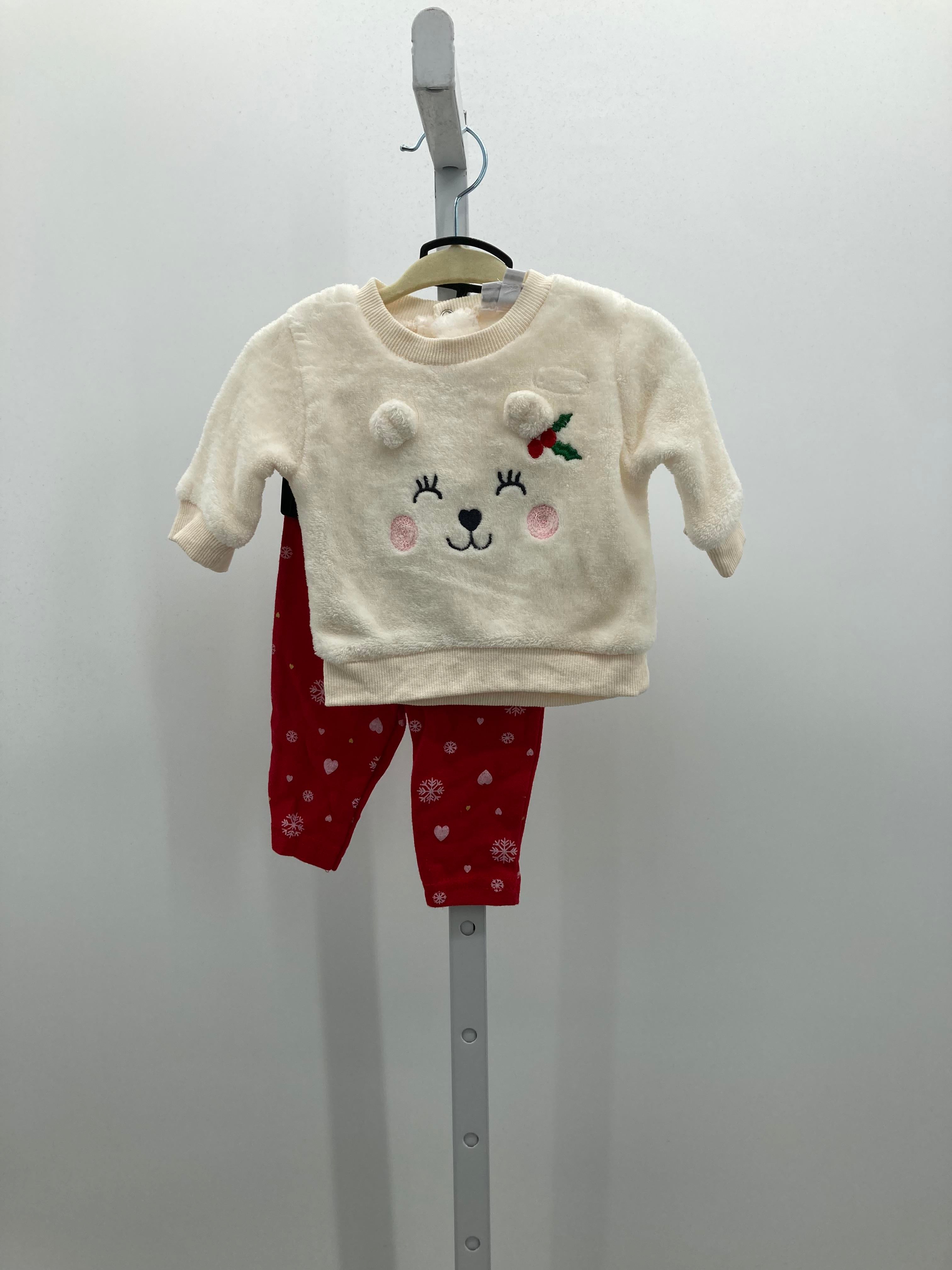 FLEECE BEAR SHIRT SNOW FLAKES PANTS