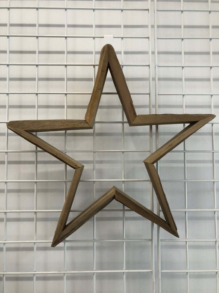 3 WOODEN NESTING STARS WALL-HANGING.