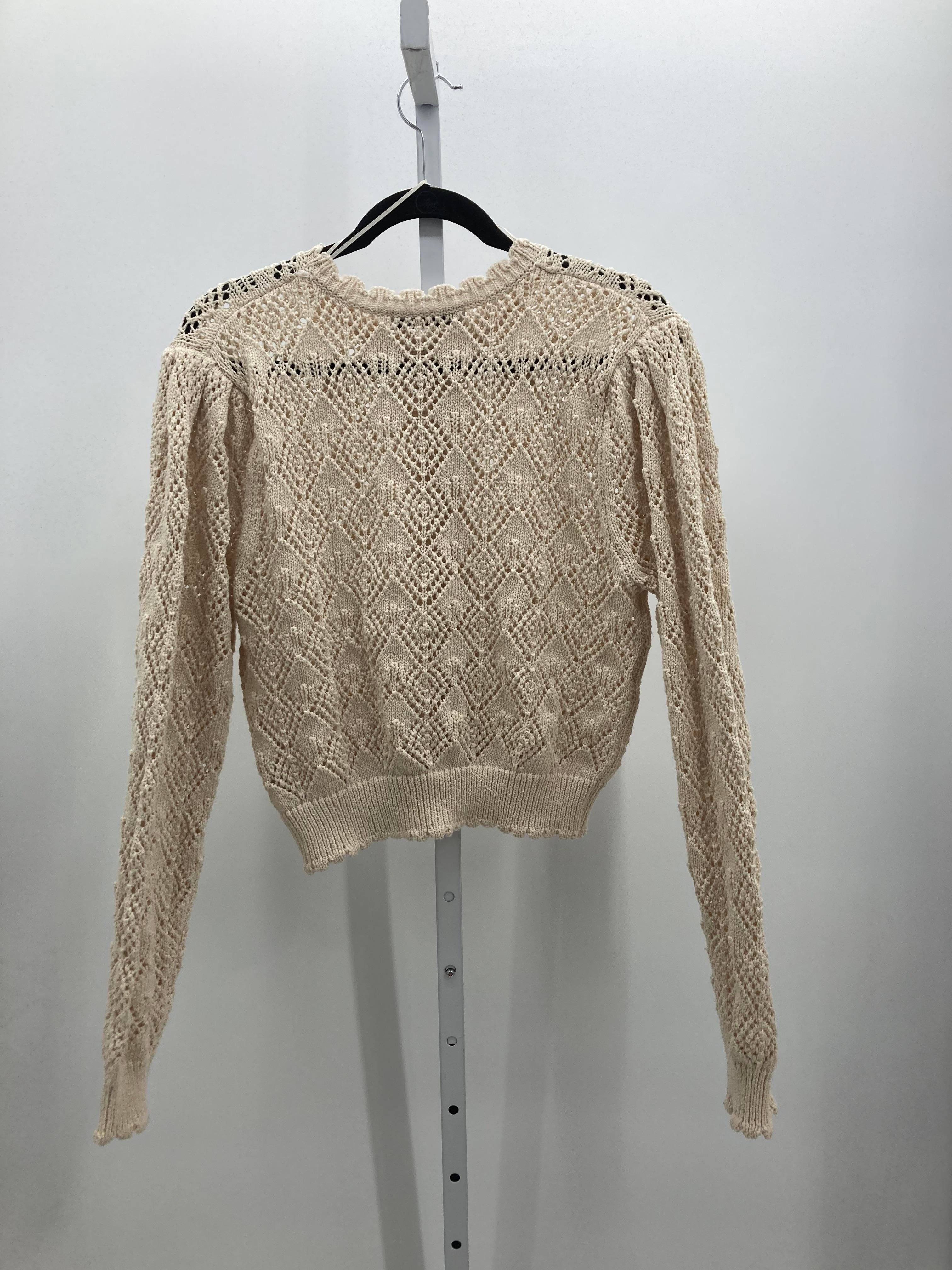 Zara Size Large Misses Long Slv Sweater