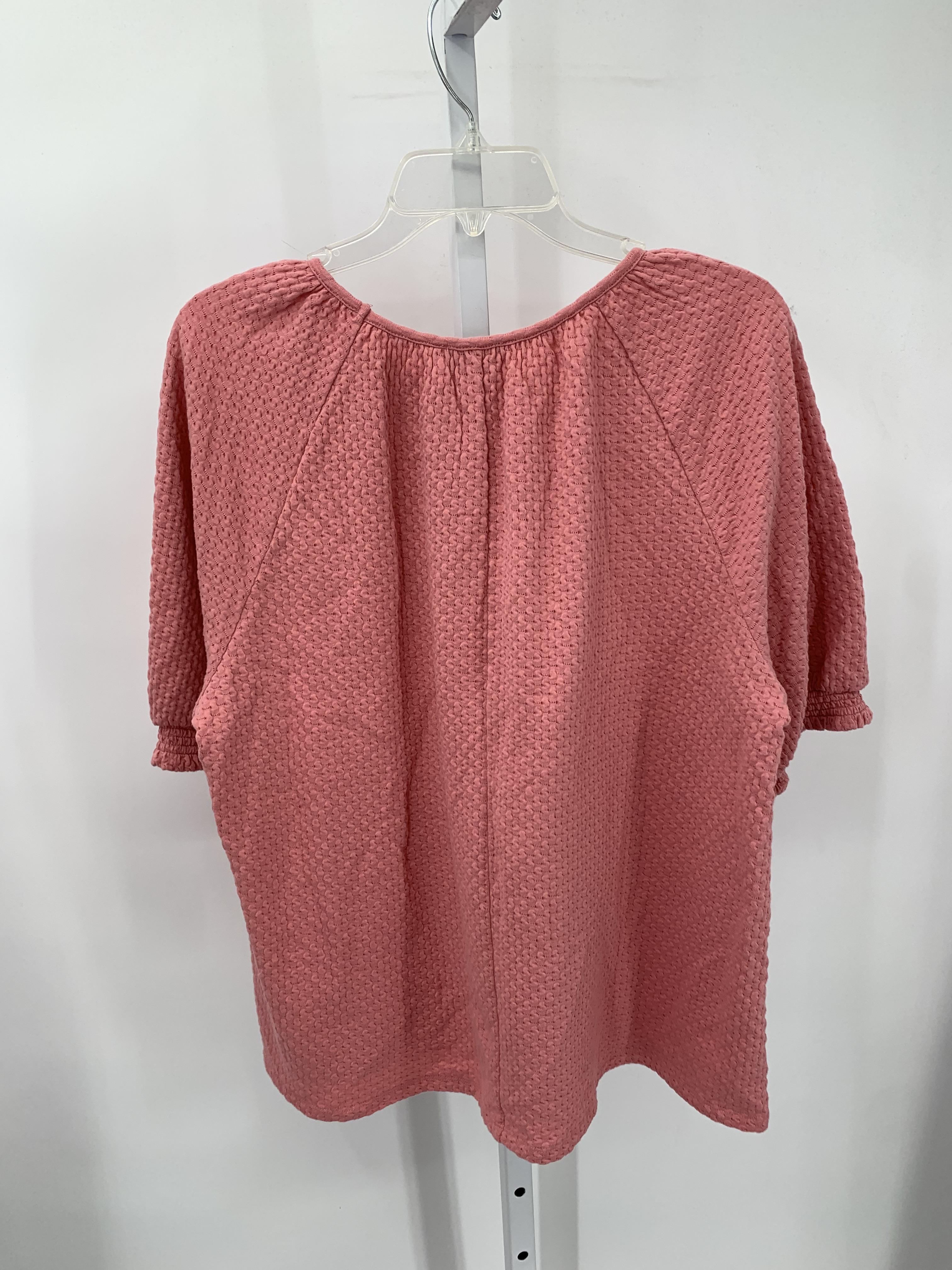 Loft Size Extra Large Misses Short Sleeve Shirt