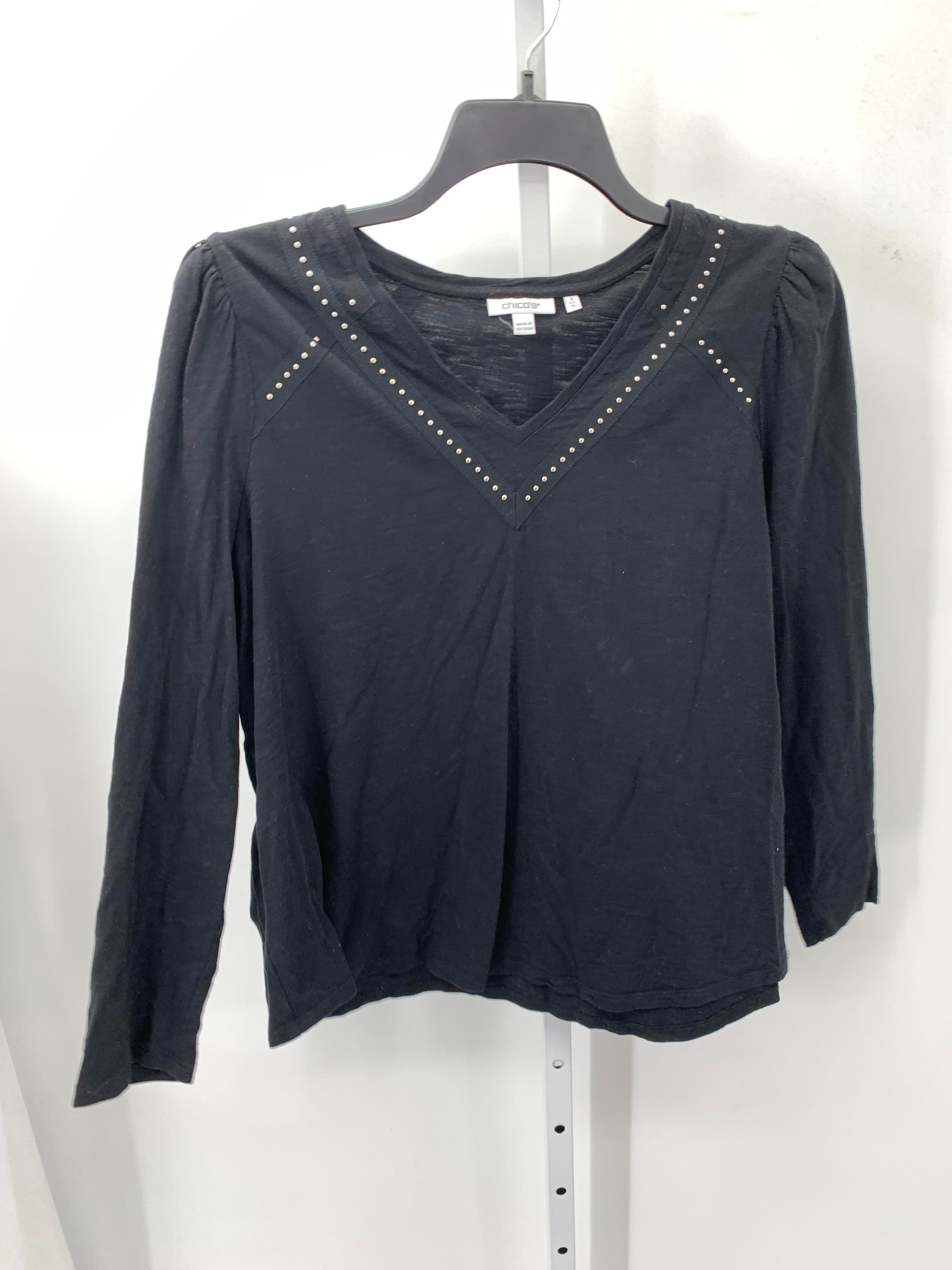 Chico's Size Extra Large Misses Long Sleeve Shirt