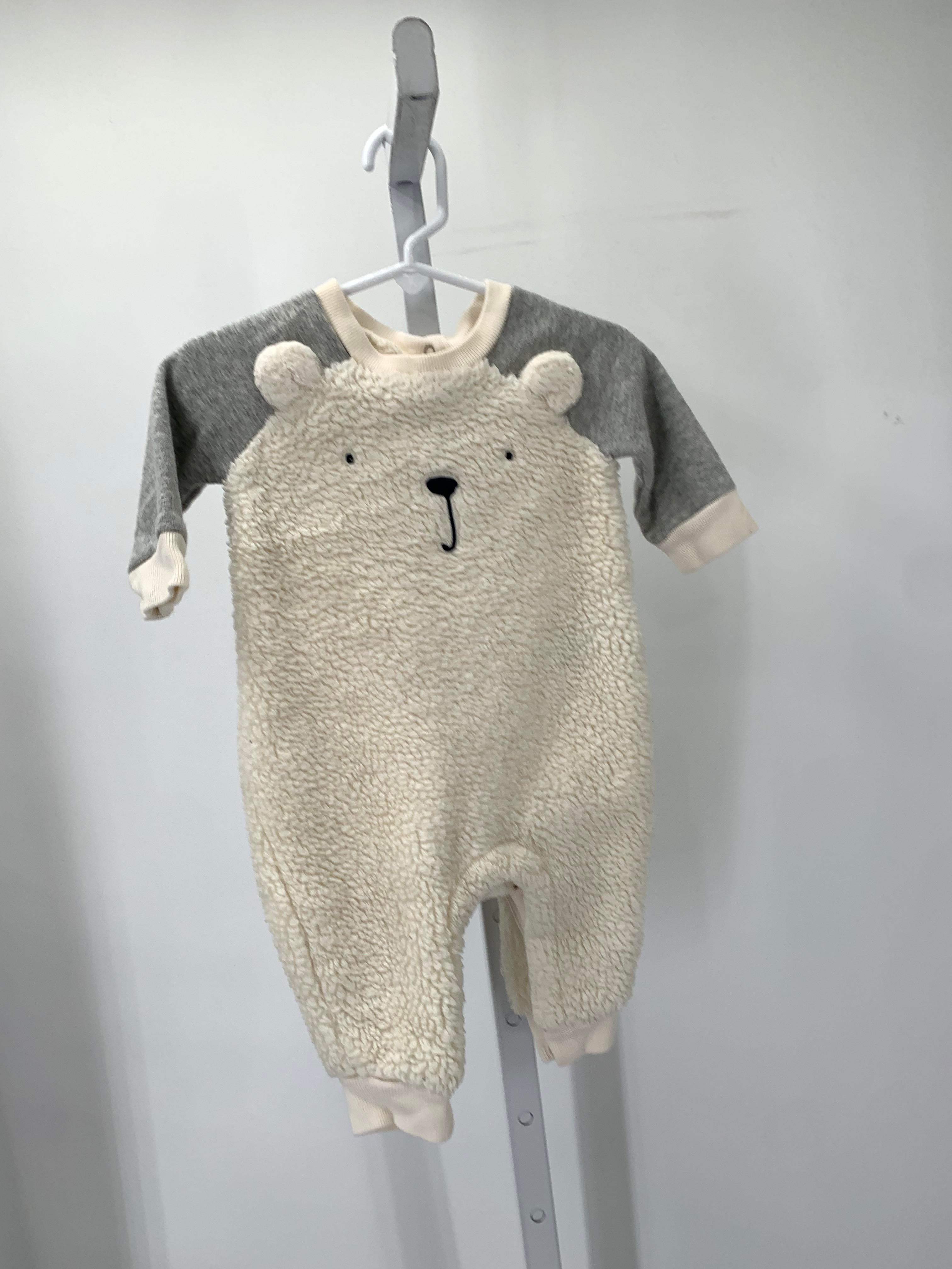FAUX FUR BEAR ROMPER