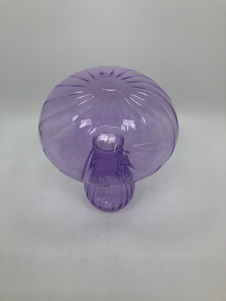 PURPLE GLASS MUSHROOM.