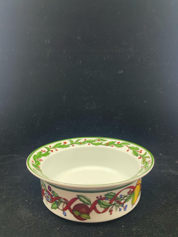 DANSK CHRISTMAS HOLIDAY HARVEST FRUIT BOWL.