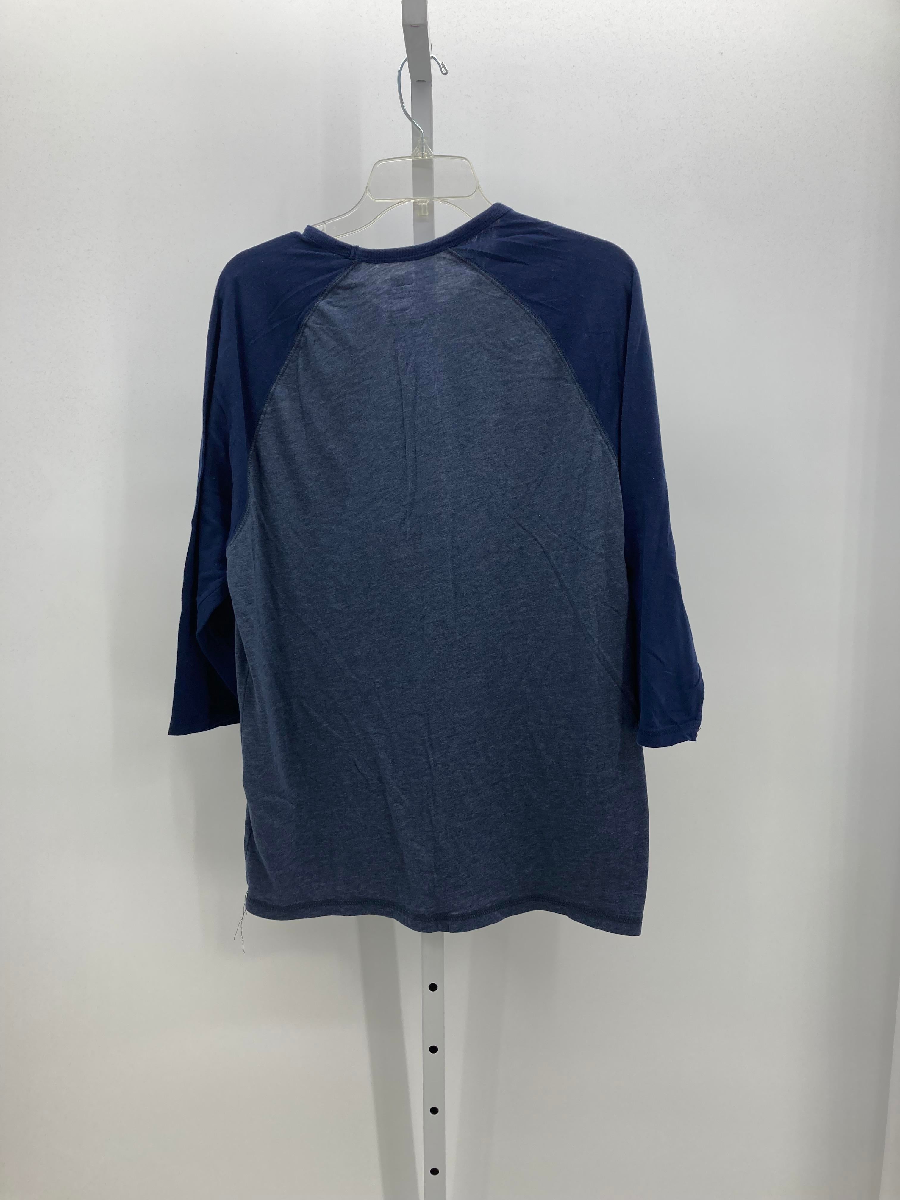 Genuine Merchandise Size Large Misses 3/4 Sleeve Shirt