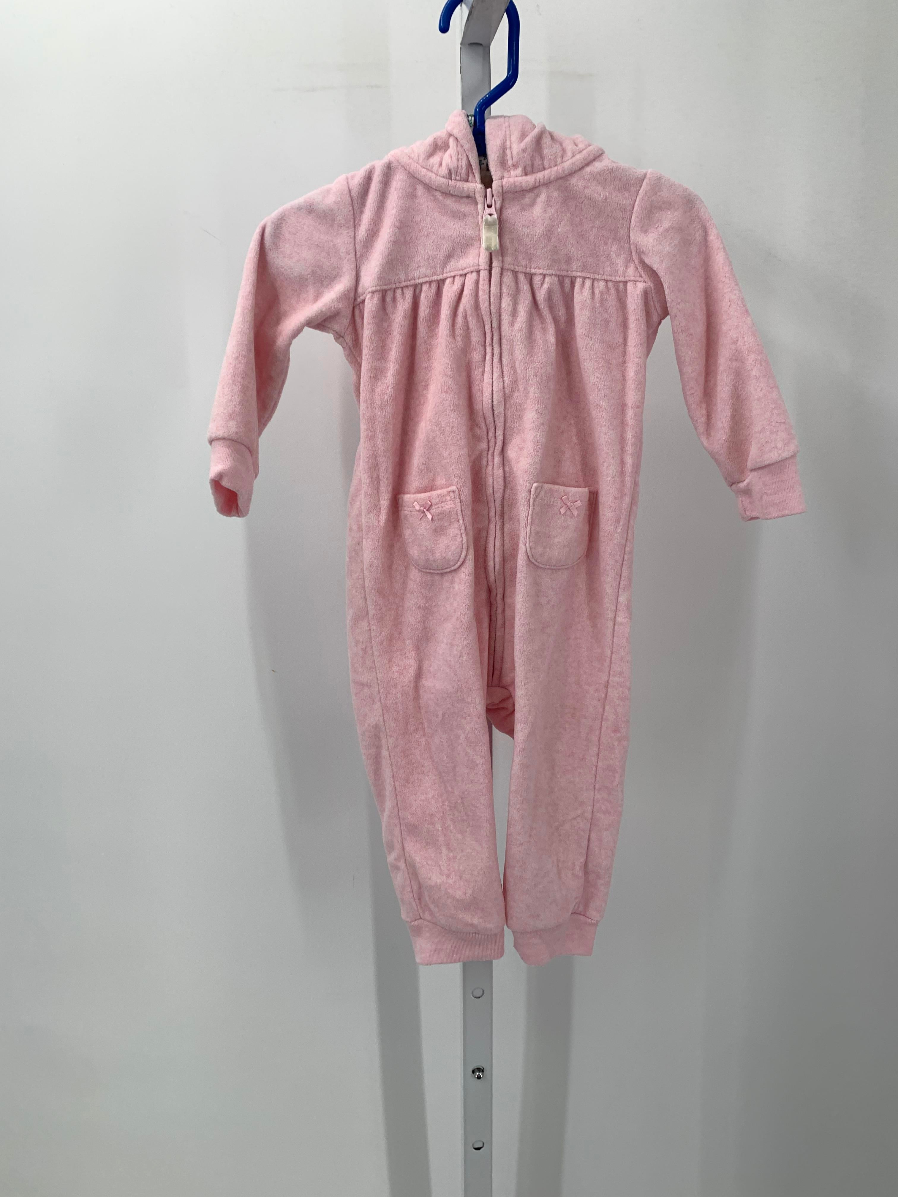 Carters Size 12 Months Girls Long Slv. Romper