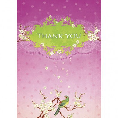Blessings Like Blossoms, Thank You Card