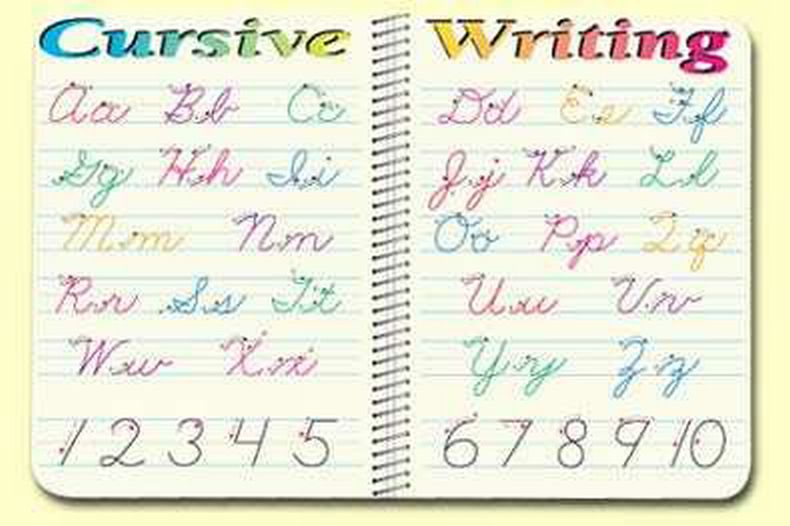 Cursive Writing Placemat