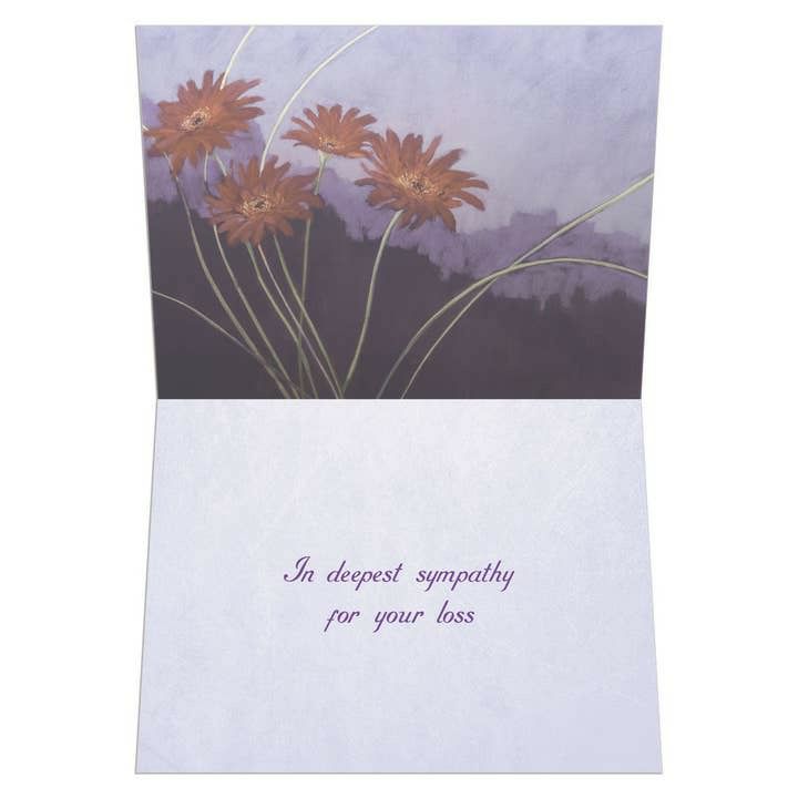 Sympathy In Lavender, Sympathy Card