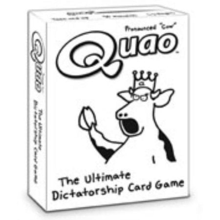 Zobmondo!! Quao the Ultimate Dictatorship Card Game  Party Game for 3-6 Players