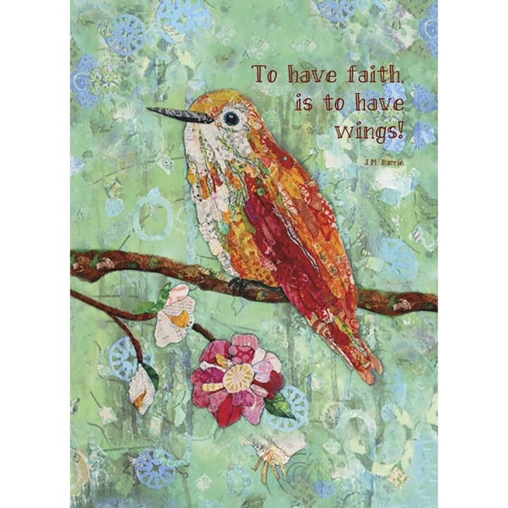 Rufous Hummingbird, Get Well Card