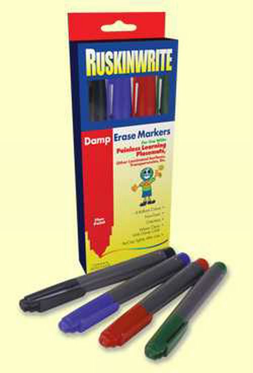 Damp Erase Markers