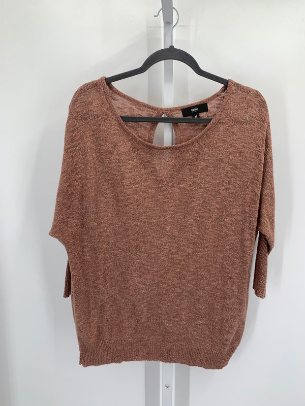 Mossimo Size Medium Misses 3/4 Sleeve Sweater