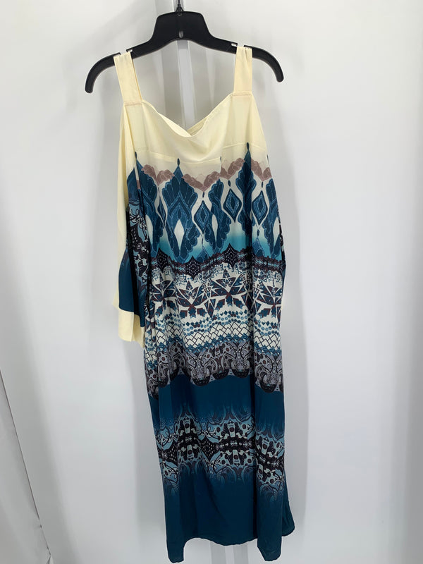 Suzanne Betro Size 3X Womens 3/4 Sleeve Dress