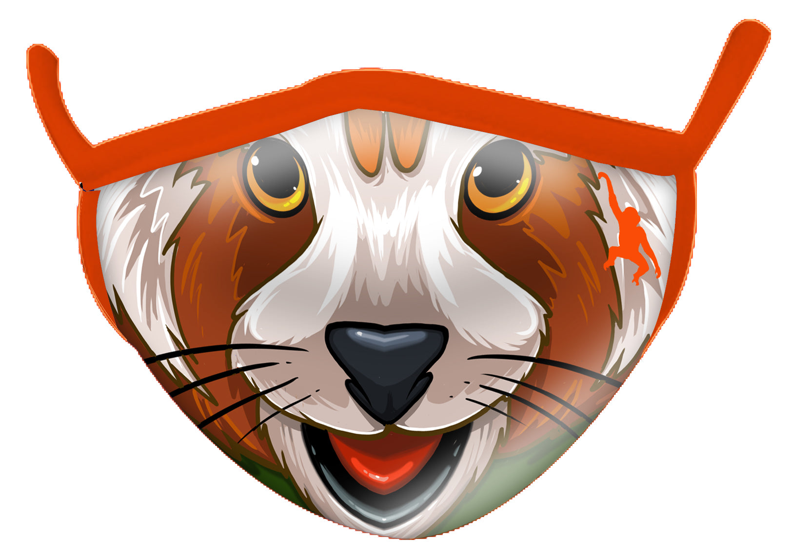 Red Panda Wild Smiles Face Mask