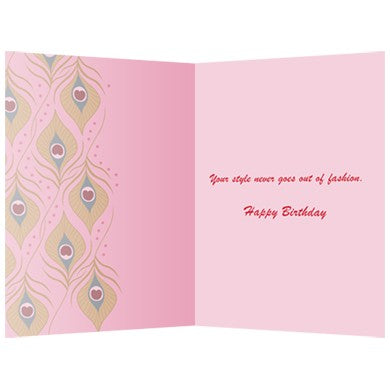 Irresistible in Pink, Birthday Card