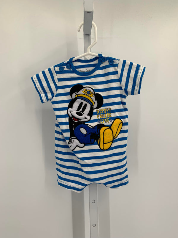 STRIPES MICKEY MOUSE ROMPER