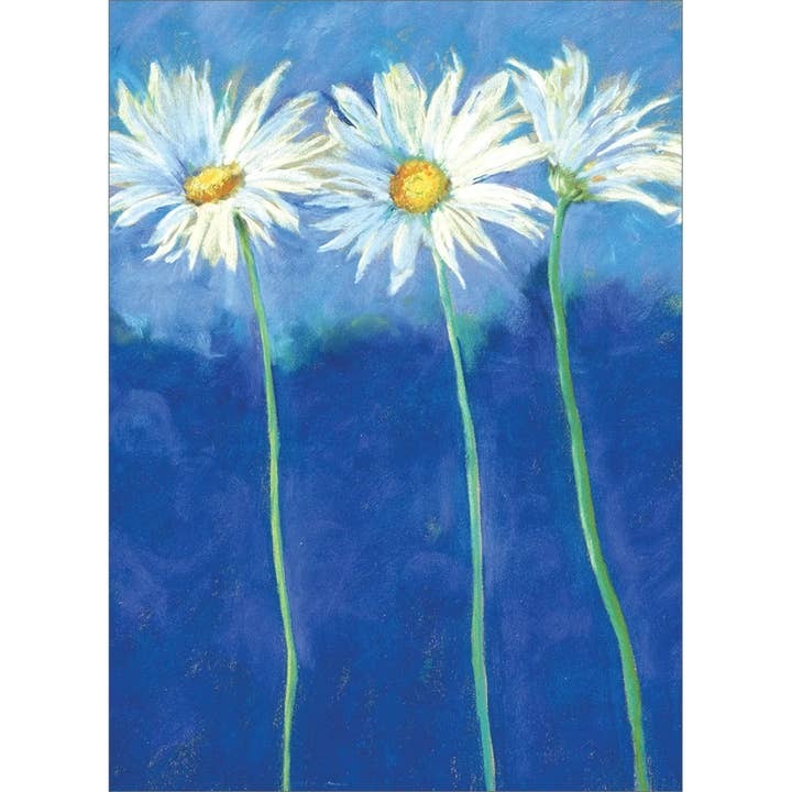 Daisies On Blue, All Occasion Card