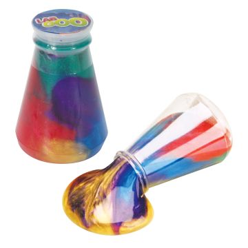 Rainbow Slime in Flask