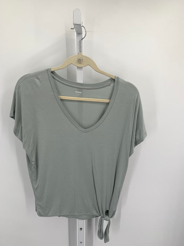 Express Size X Small Misses Short Sleeve Shirt