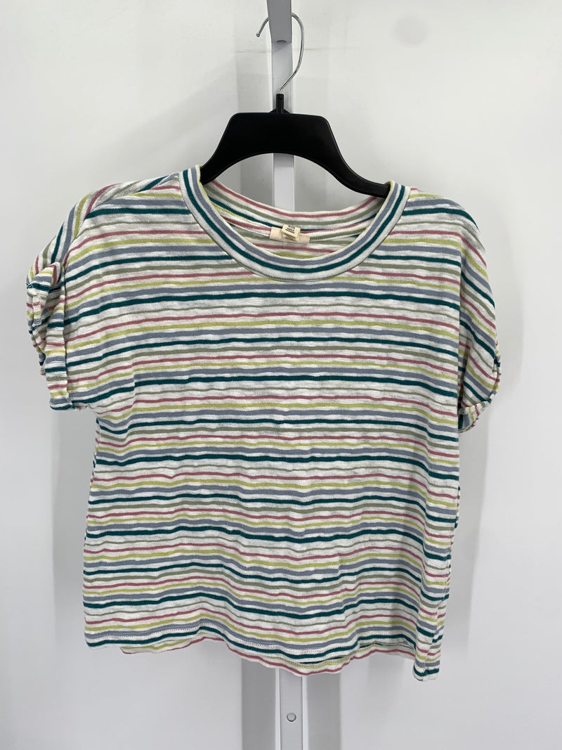 A.N.A. Size Medium Petite Petite Short Sleeve Shirt