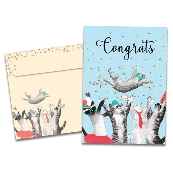 Cat Congrats, Congratulations Card