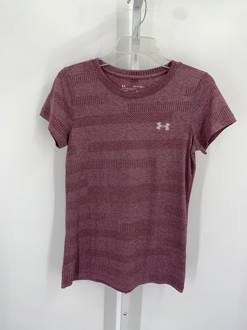 Under Armour Size X Small Misses Short Sleeve Shirt