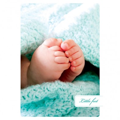 Big Feet, New Baby Card