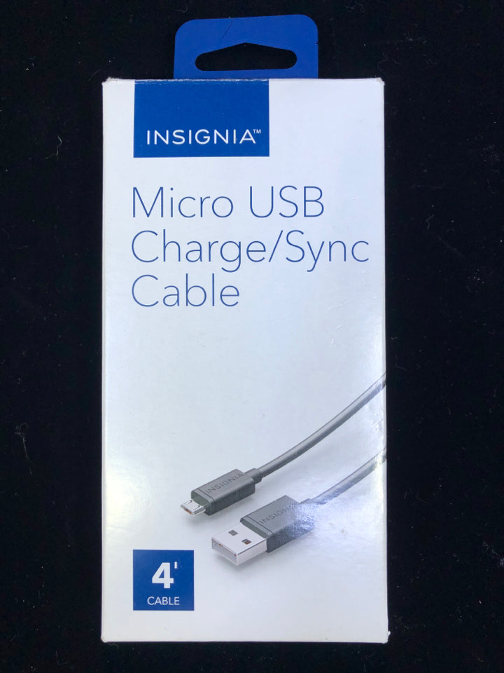 NIB MICRO USB CHARGE/SYNC CABLE.