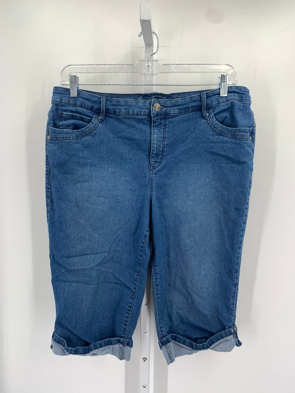 Gloria Vanderbilt Size 16 W Womens Capri Pants