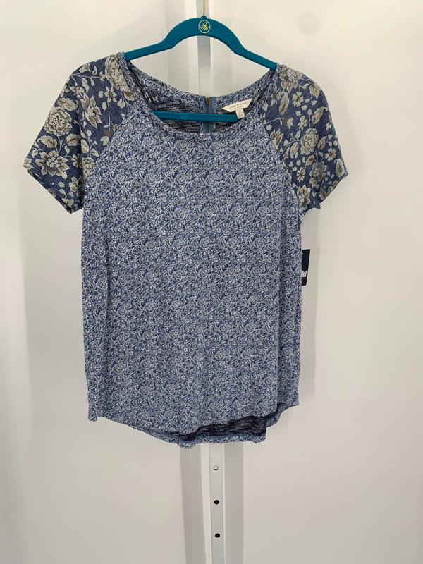 Lucky Brand Size Small Misses Short Sleeve Shirt