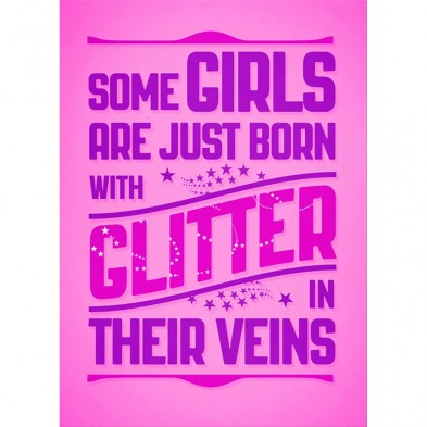 Glitter Girls, Birthday Card