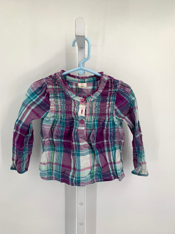Old Navy Size 2T Girls Long Sleeve Shirt