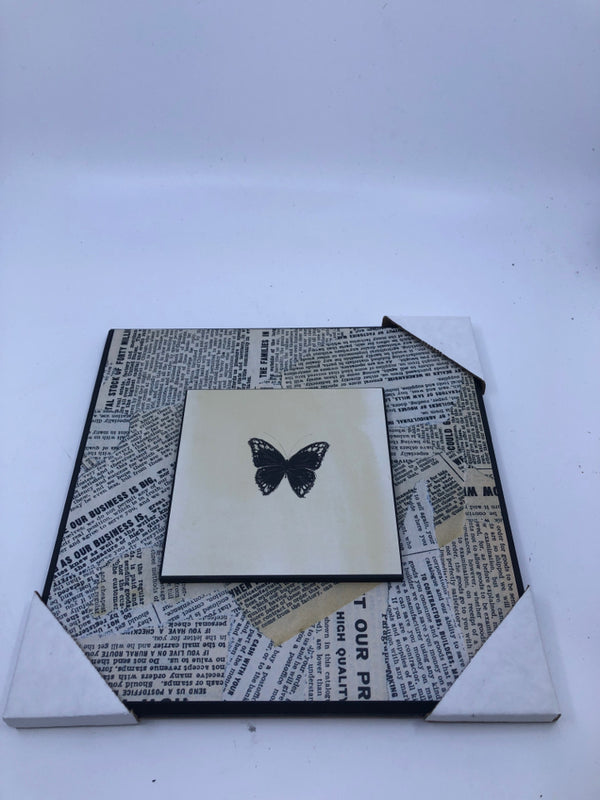 BUTTERFLY WALL PLAQUE.