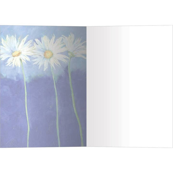 Daisies On Blue, All Occasion Card