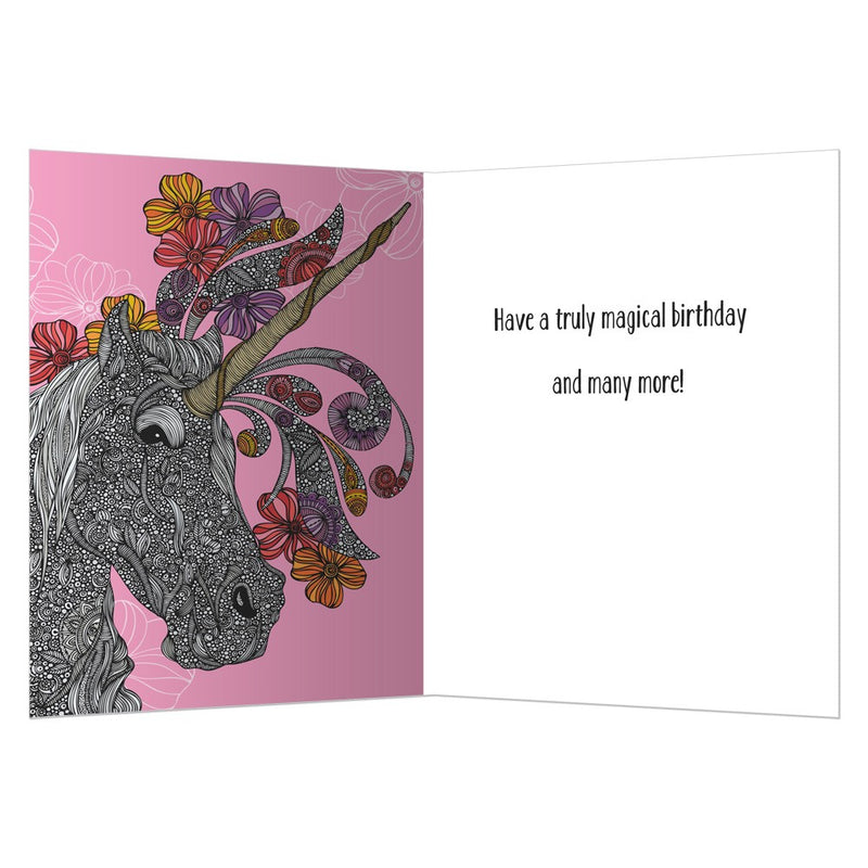Vibrant Unicorn, Birthday Card