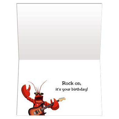 Rock Lobster, Birthday Card
