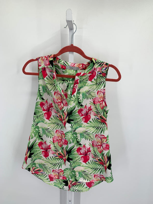 Dalia Collection Size Small Misses Sleeveless Shirt