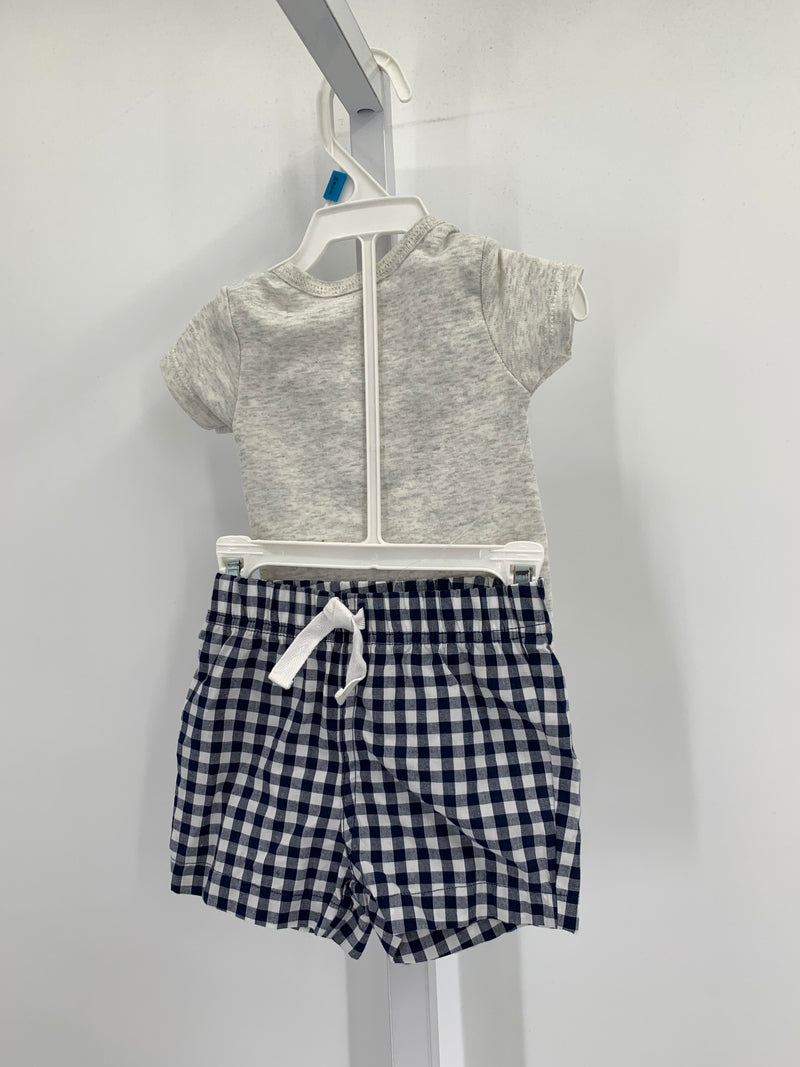 ALL AMERICAN CUTIE KNIT SHIRT AND PLAID SHORTS