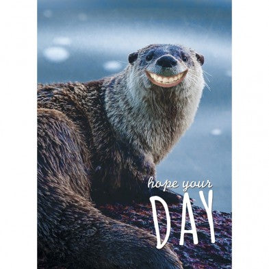 Smiling Otter, Birthday Card
