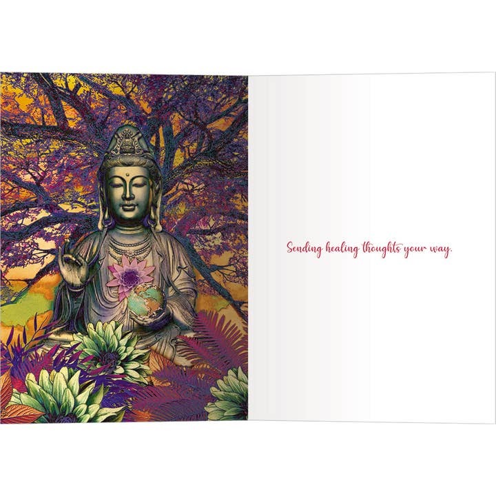 Healing Buddha, Get Well Card