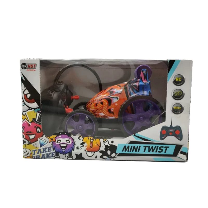 NEW Graffiti Tumblin Mini Stunt Car with Remote Control