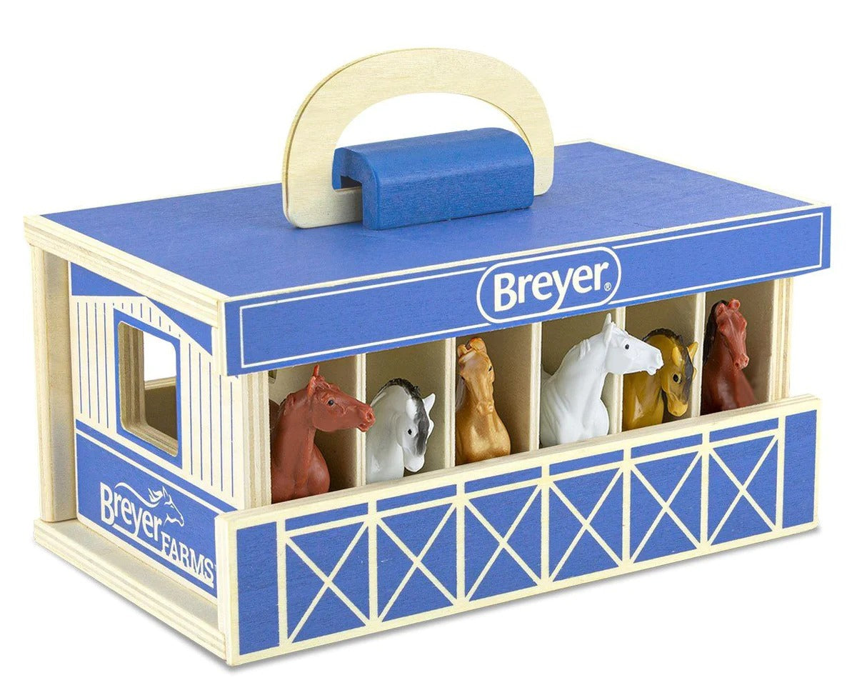 Breyer Farms Wooden Stable Playset