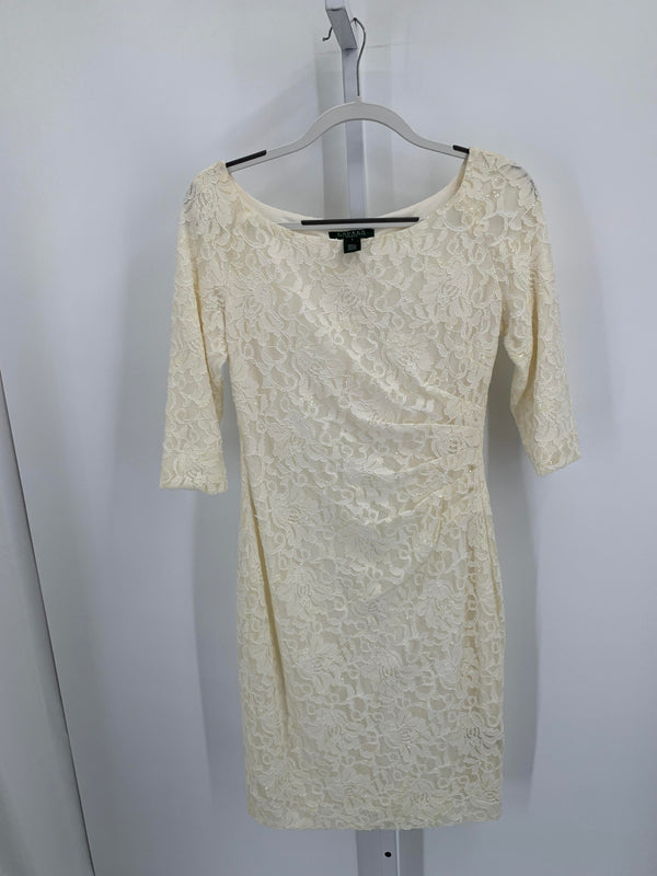 Ralph Lauren Size 4 Misses 3/4 Sleeve Dress