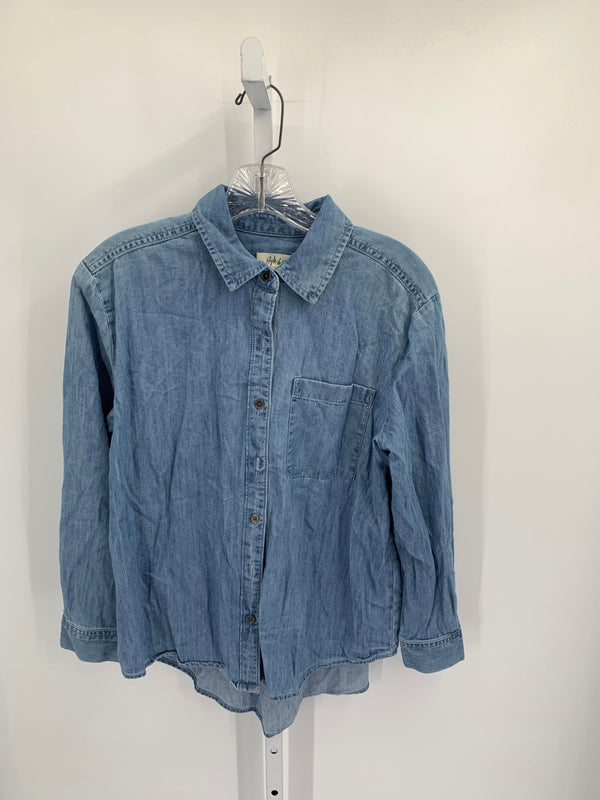 Style & Co. Size Small Misses Long Sleeve Shirt